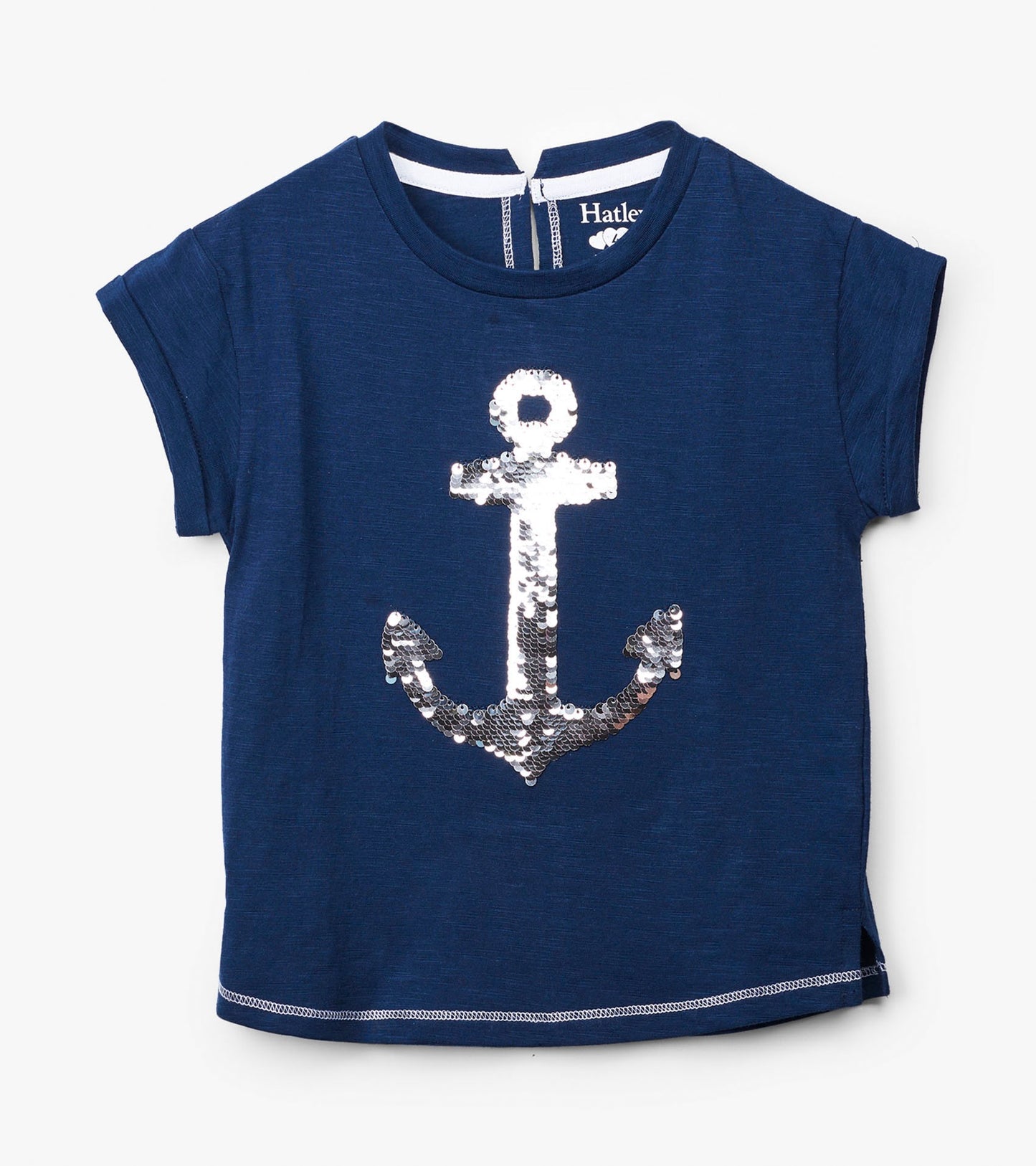 flip sequin anchor t-shirt
