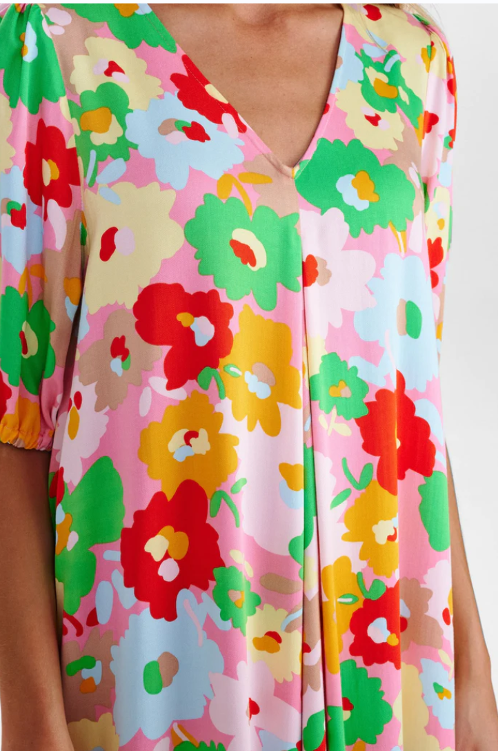 NUZAHRA DRESS - Celandine