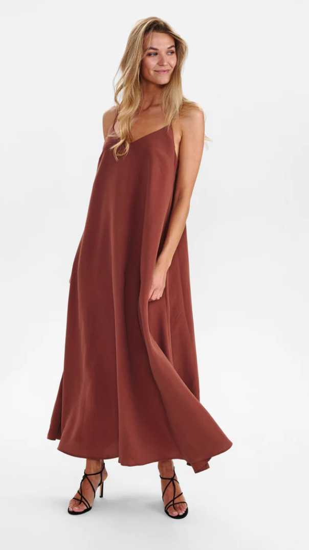 NUZAZA DRESS - Root Beer