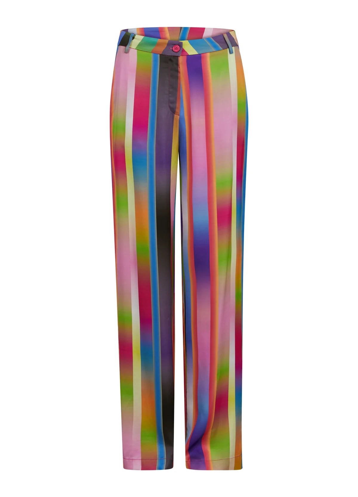 Pants in Faded Stripe Print