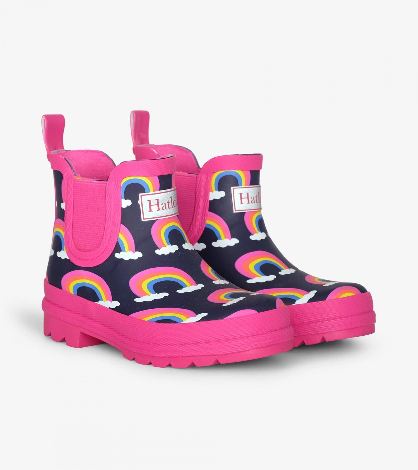 rainbow arches ankle rain booties