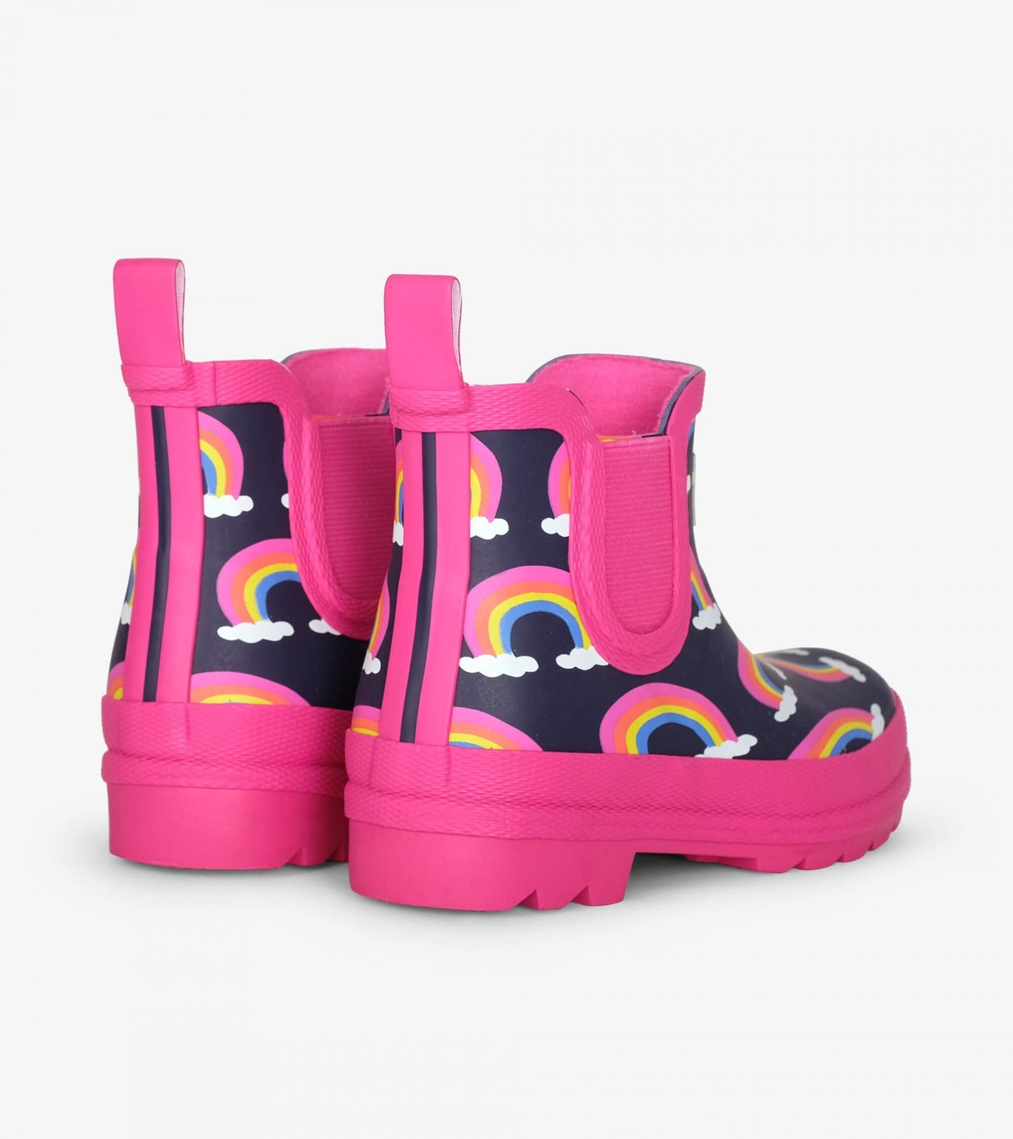 rainbow arches ankle rain booties