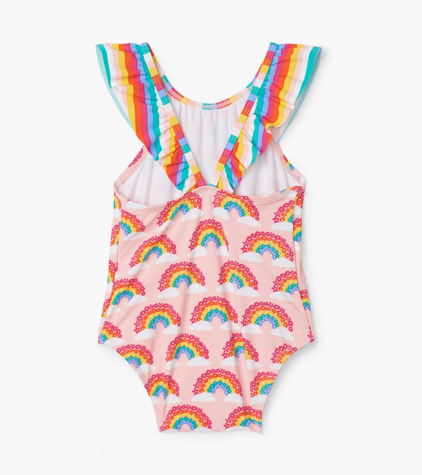 magical rainbows baby ruffle swimsuit