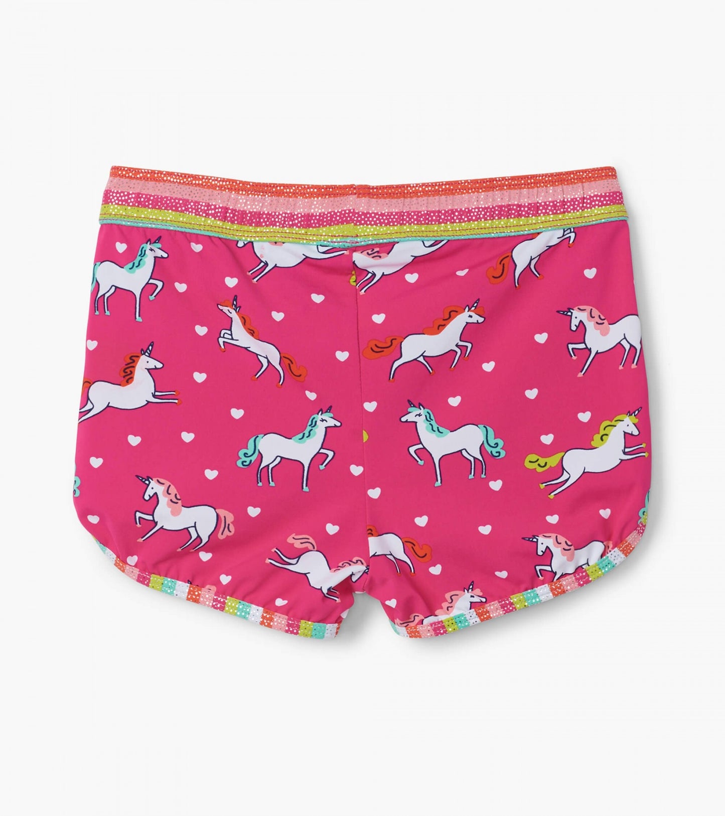 prancing unicorns swim shorts