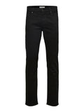 STRAIGHT CUT JEANS - Black