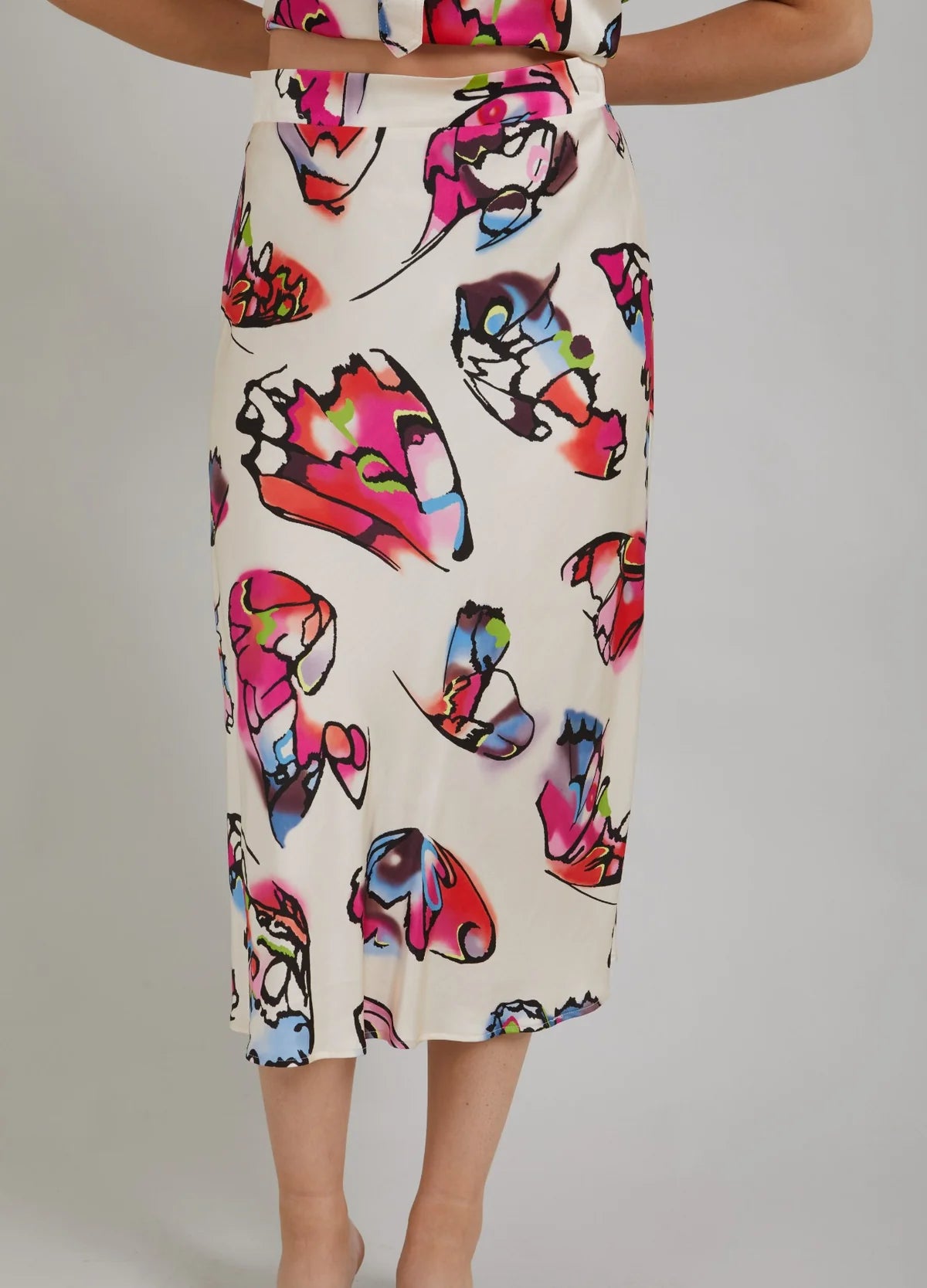 CC Skirt with Butterfly Print