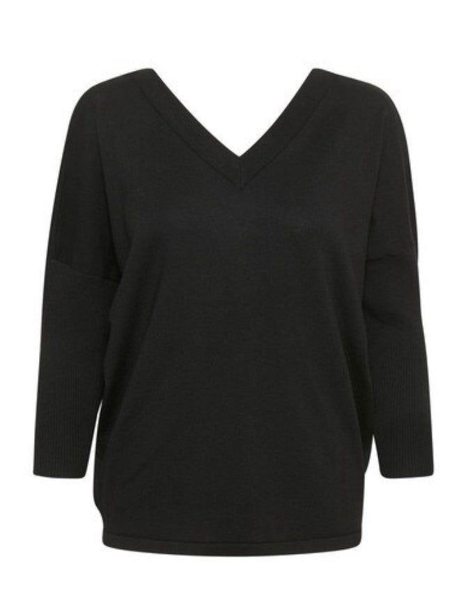 KilaSZ V-Neck Pullover - Black