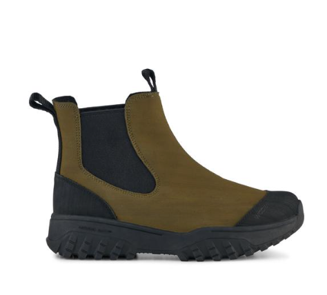 Magda Track Boot - Dark Olive / Black