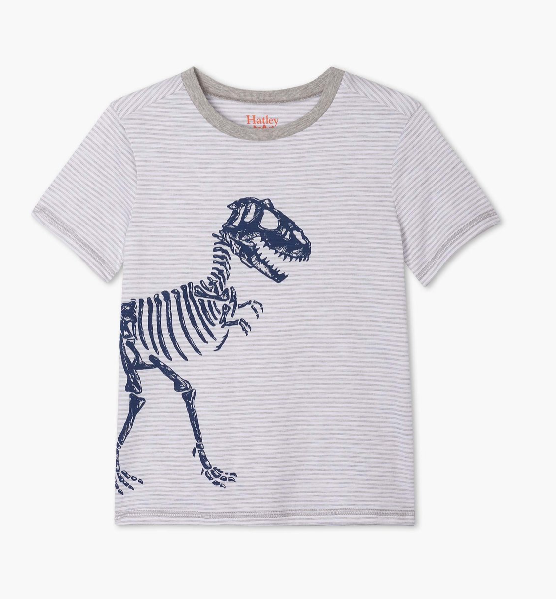 T-rex Fossil Graphic Tee - Grey