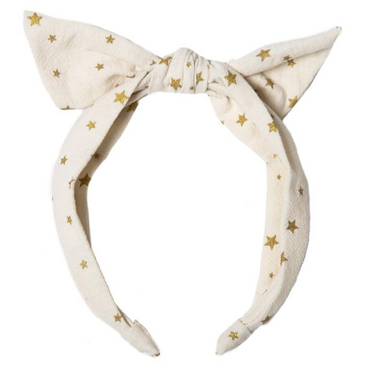 Rockahula White Star Tie Headband