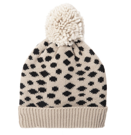 Cheetah Knit Hat