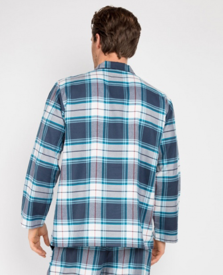 Lewis Brushed Check Pyjama Top