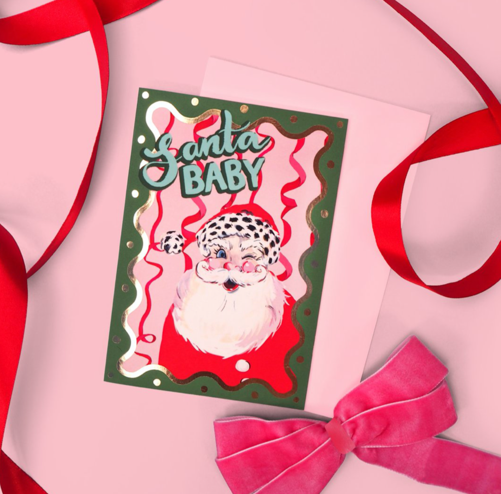 Santa Baby Christmas Card