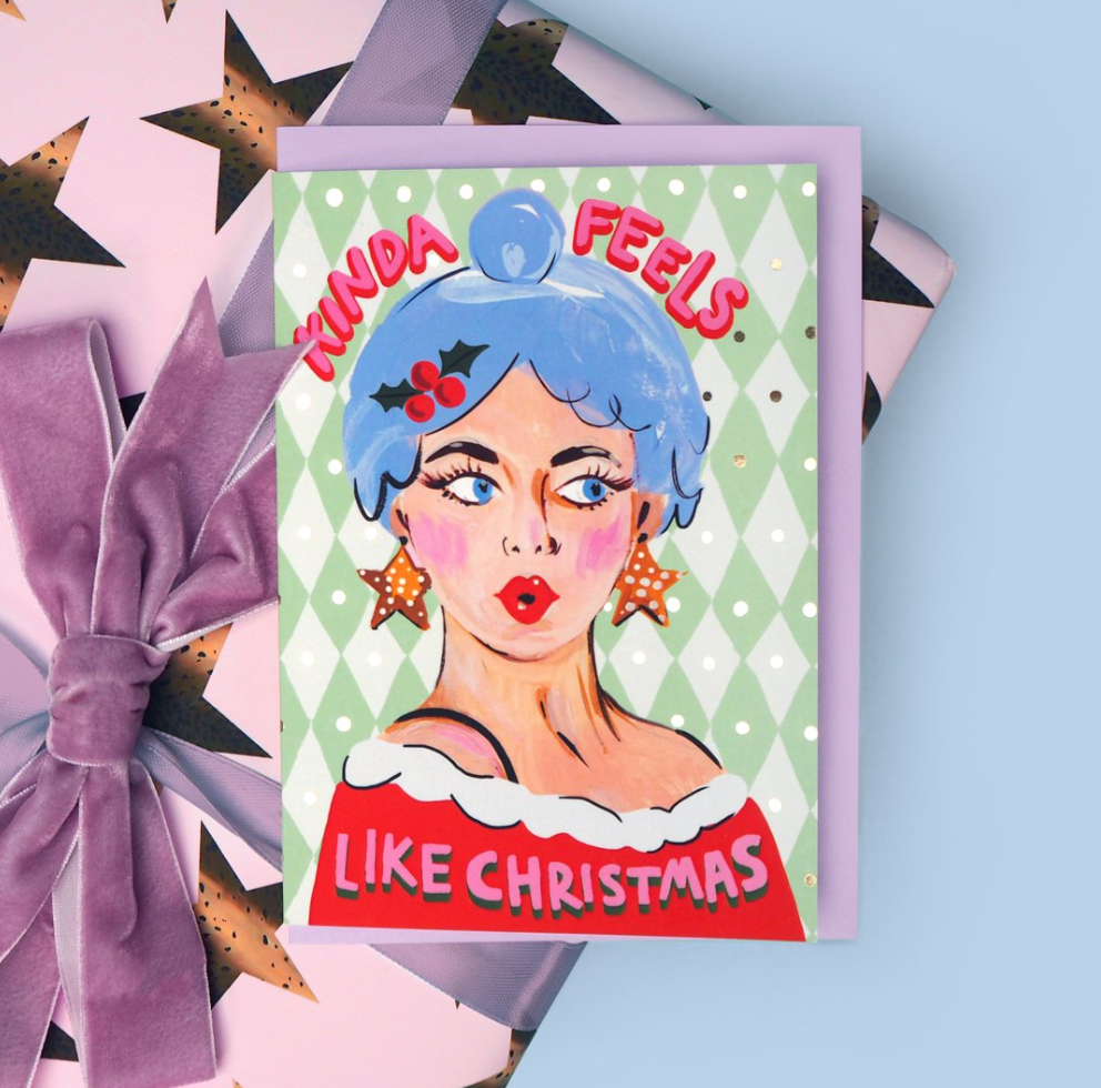 'Kinda Feels like Christmas' Card