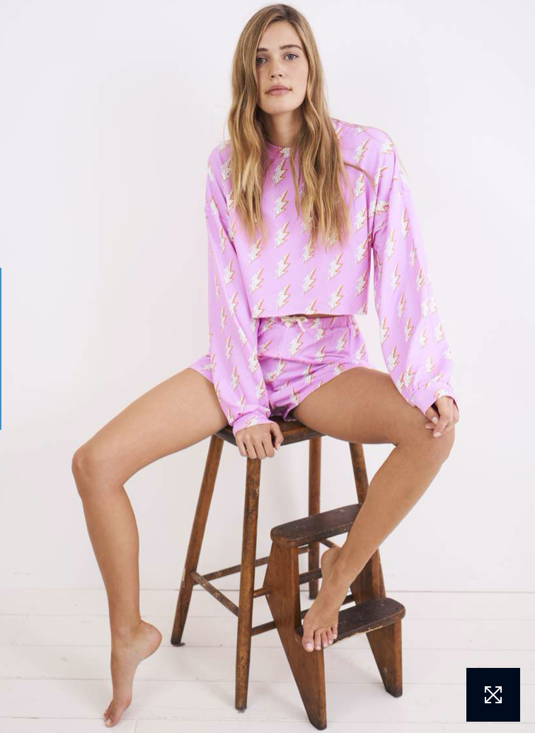 Lightning Genie Sweat & Shorts Set