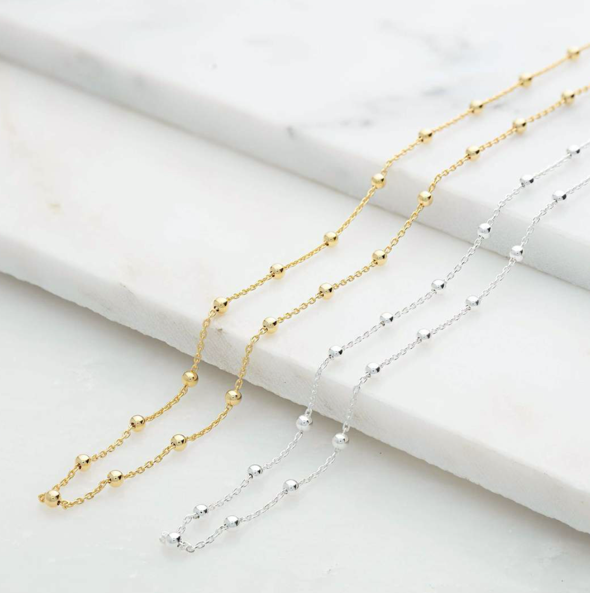 Satellite Chain Necklace - Gold