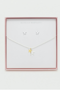 Double Star Necklace & Stud Earrings Set
