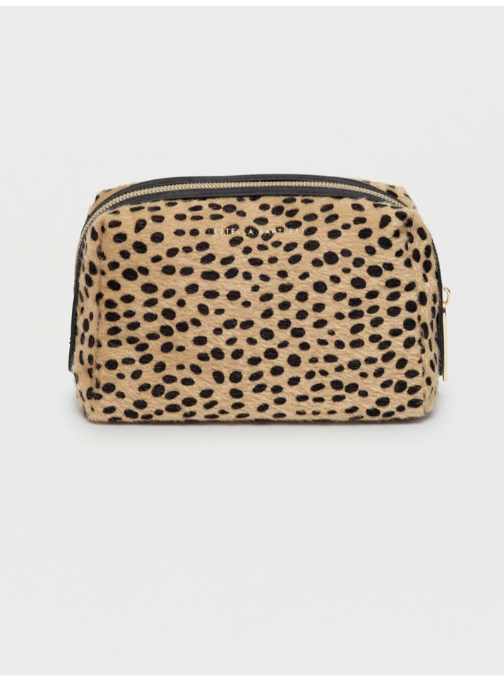 Estella Bartlett Leopard Print Make Up Bag