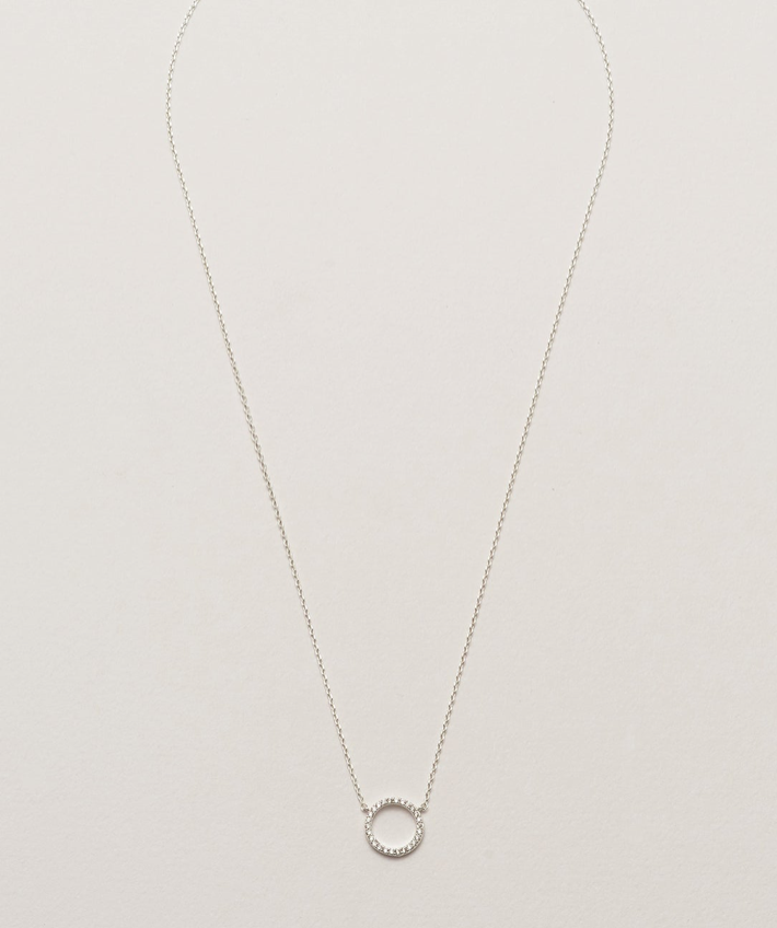 Silver Circle Necklace