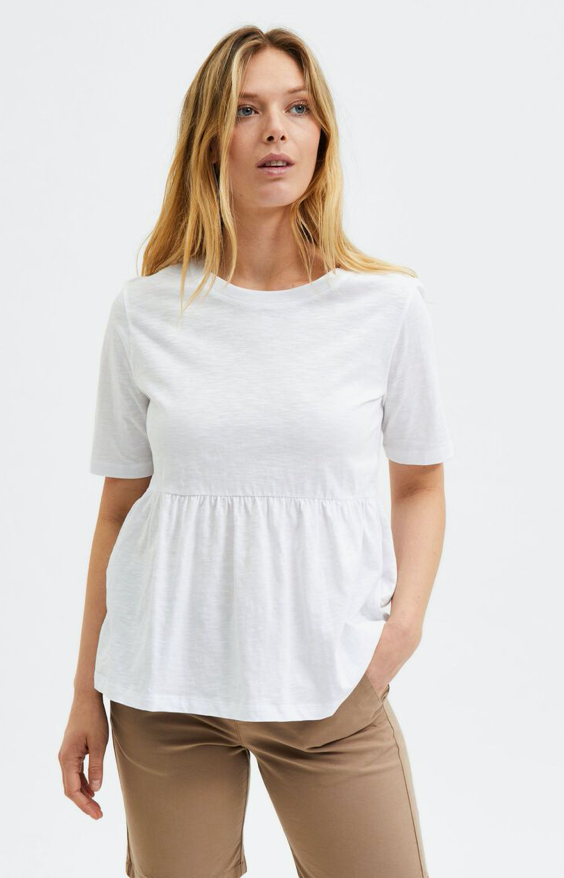 SLFTALIA RELAXED TOP - Bright White