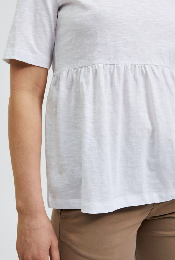 SLFTALIA RELAXED TOP - Bright White