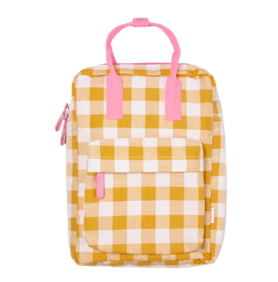 Kids Retro Check Rucksack