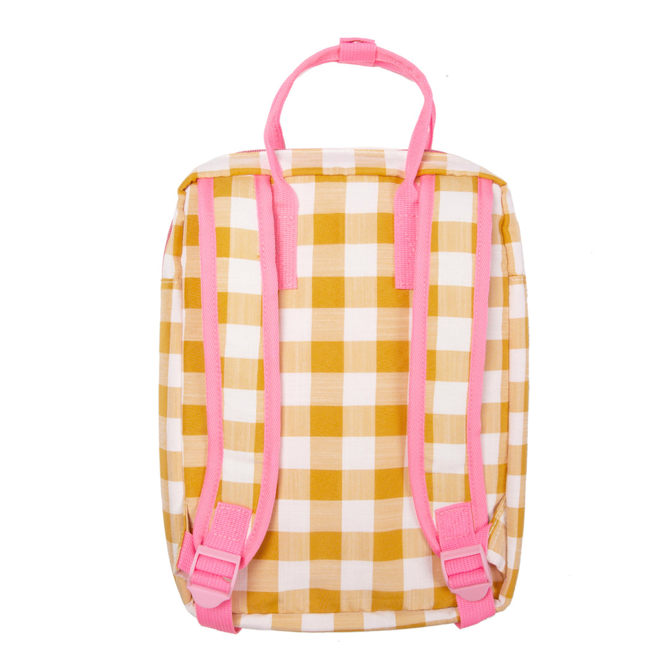 Kids Retro Check Rucksack