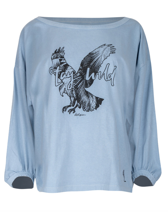 Wings Top - Illumination Blue