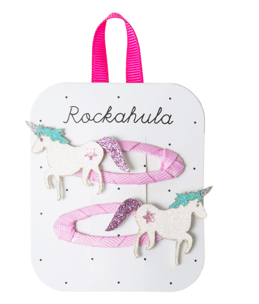 Rockahula Unicorn Glitter Hair Clips