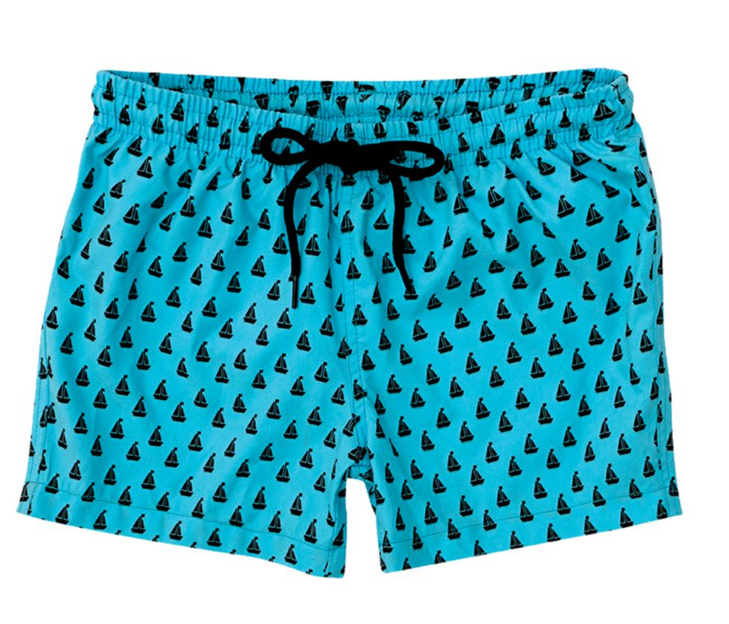 Slipfree Blue Swim Shorts