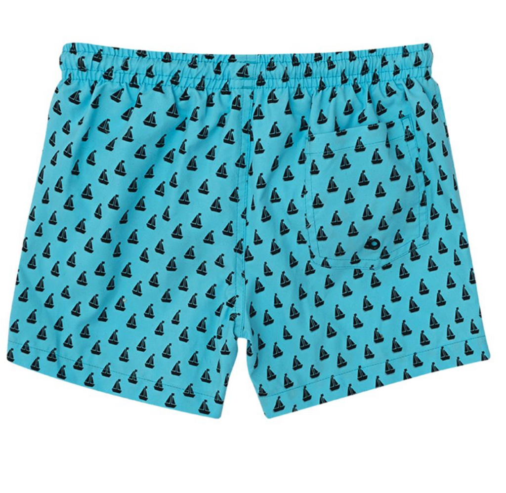 Slipfree Blue Swim Shorts