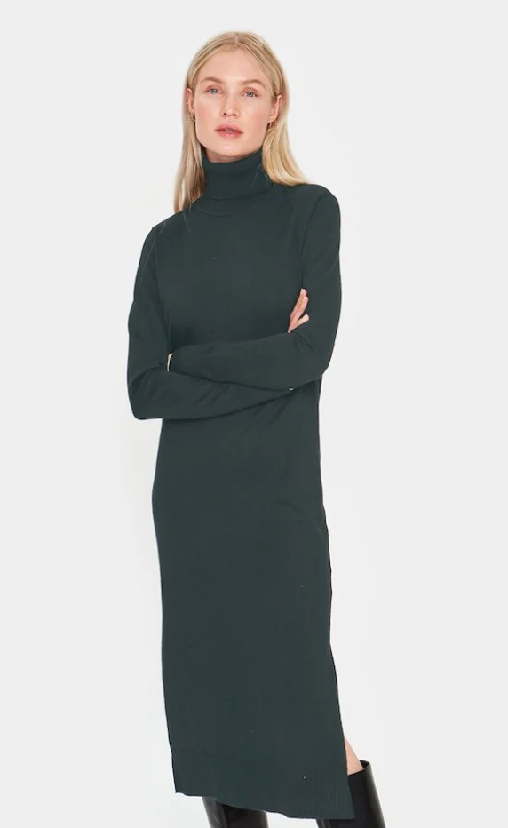 MilaSZ Roll Neck Dress - Ombre Blue