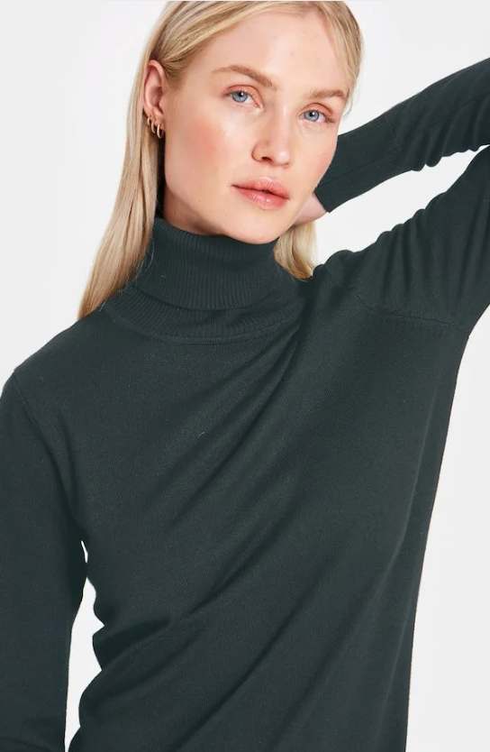 MilaSZ Roll Neck Dress - Ombre Blue