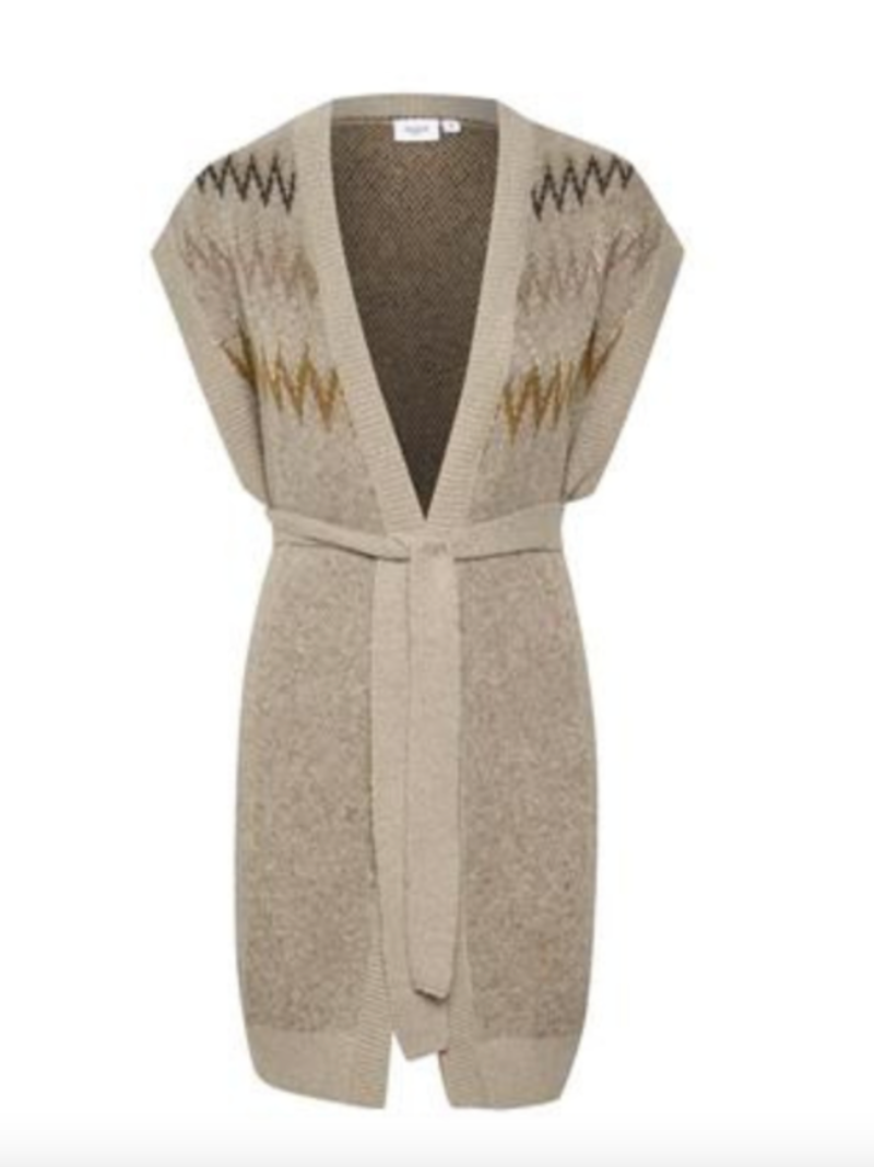 PalmaSZ Vest - Silver Mink Melange