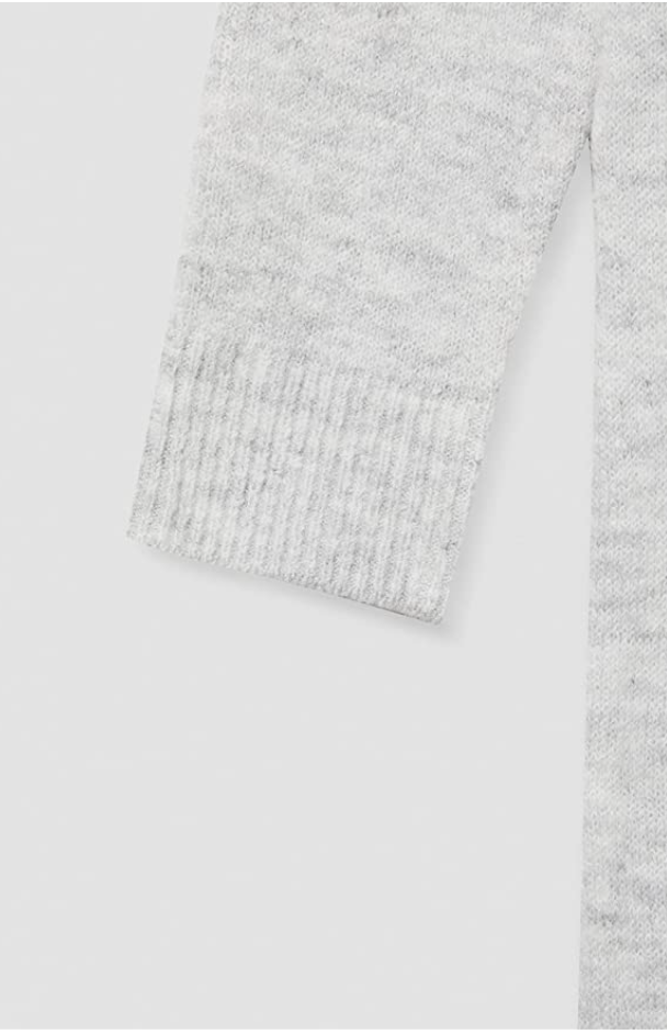 PcJuliana Roll Neck Knit Dress - Light Grey Melange