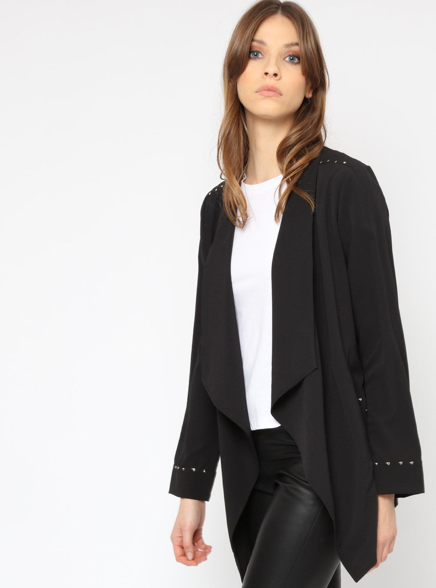 Zone Waterfall Jacket - Black