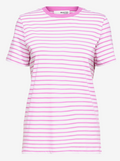 STRIPE SS T-SHIRT - Cyclamen