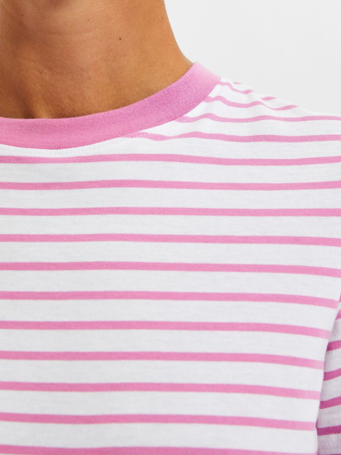 STRIPE SS T-SHIRT - Cyclamen