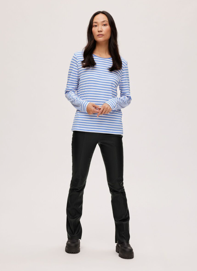 STRIPE LS T-SHIRT - Ultramarine