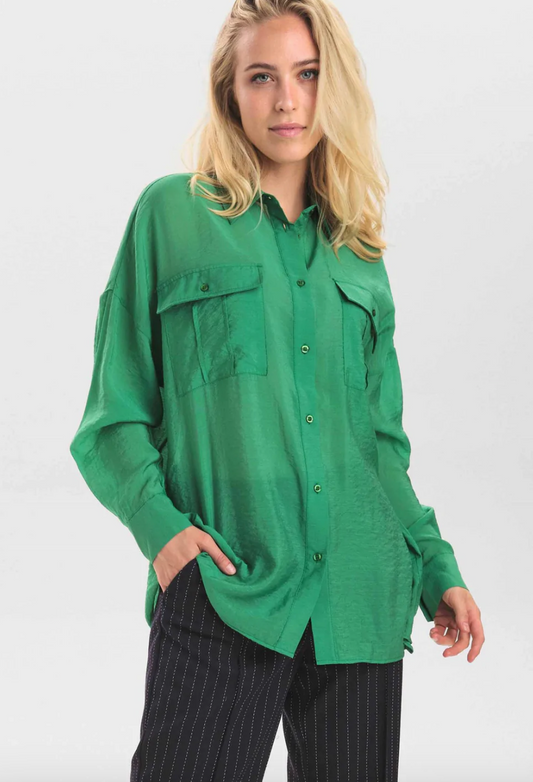Nuelinam Long Sleeve Shirt - Leprechaun Green