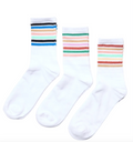 NUSPORTY SOCKS - Multipack Stripe