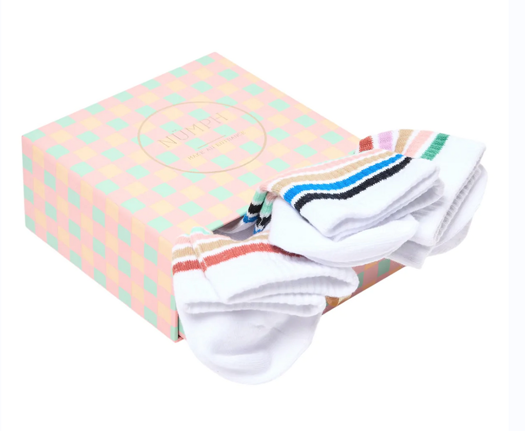 NUSPORTY SOCKS - Multipack Stripe
