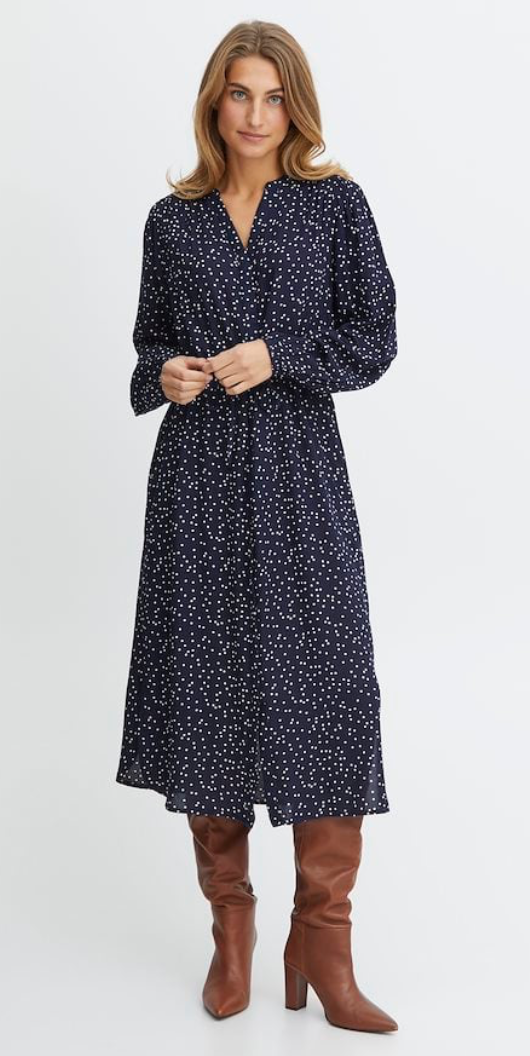 FrSilja Dress - Navy