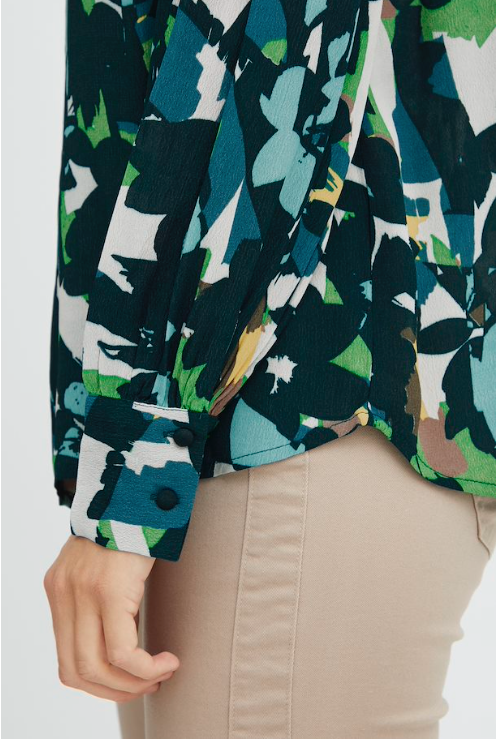 LONG SLEEVE SHIRT - Holly Green