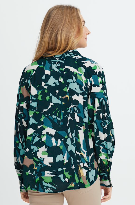 LONG SLEEVE SHIRT - Holly Green