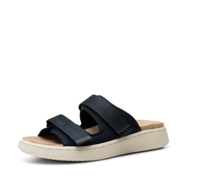 Asta Canvas Sandals - Dark Navy