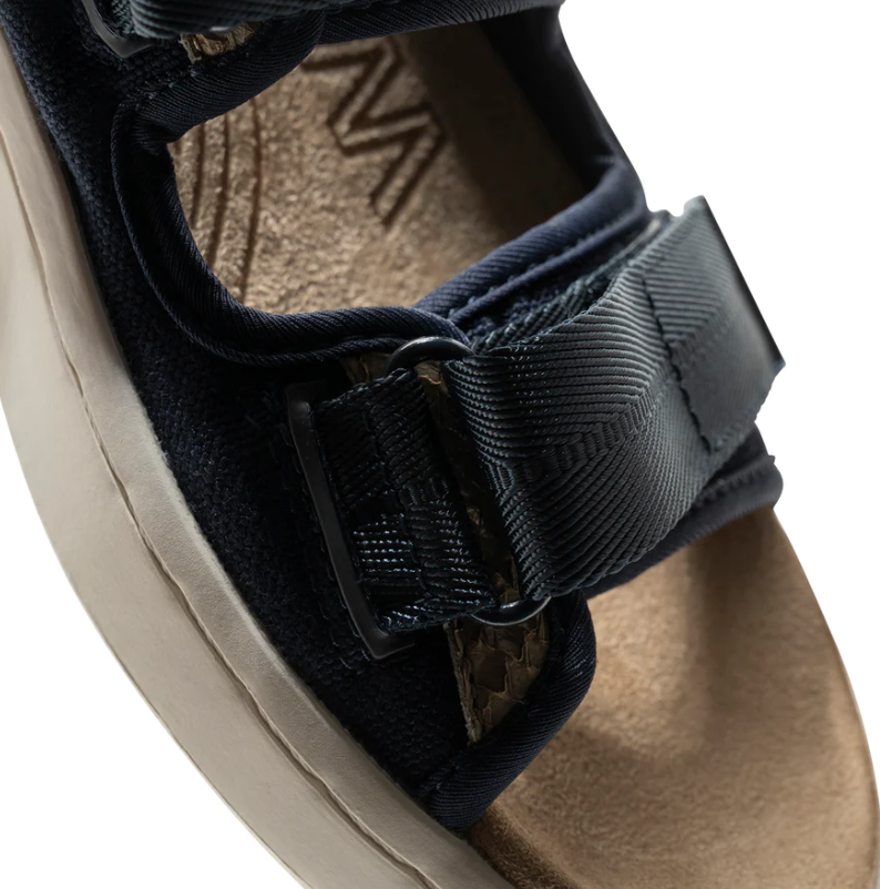 Asta Canvas Sandals - Dark Navy