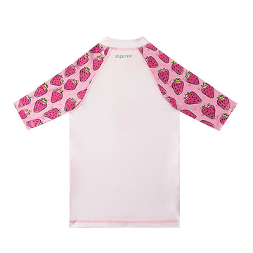 Slipfree Children's Rash Vest - Strawberries