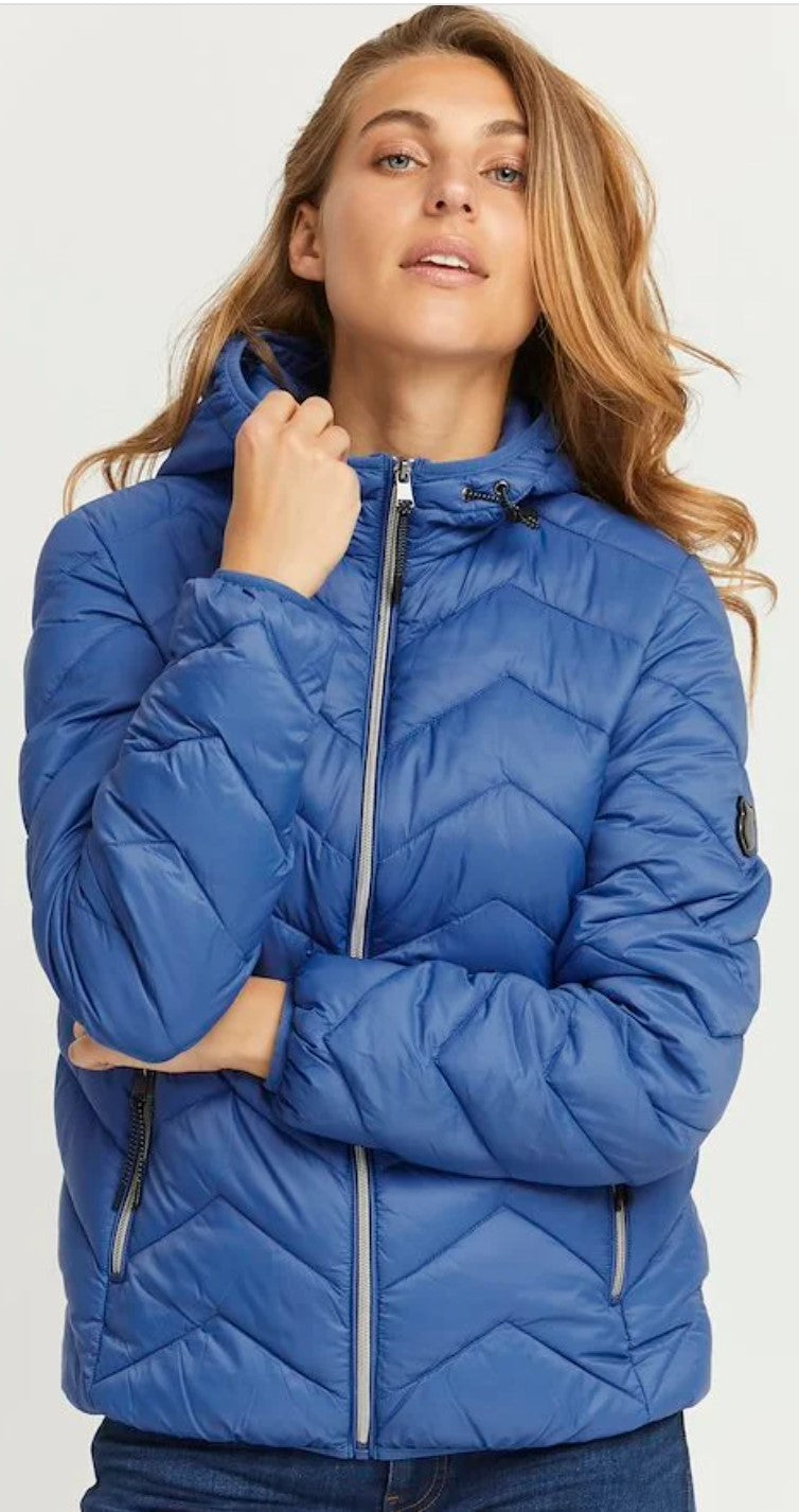 FRBAPADDING 1 OUTERWEAR SHORT PADDED JACKET - BLUE