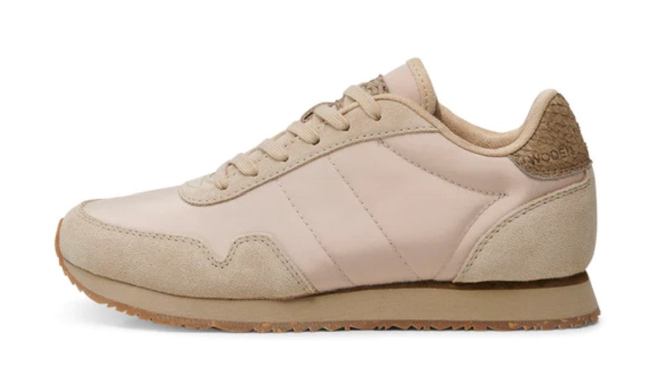 Nora III Leather Sneakers - Coffee Cream
